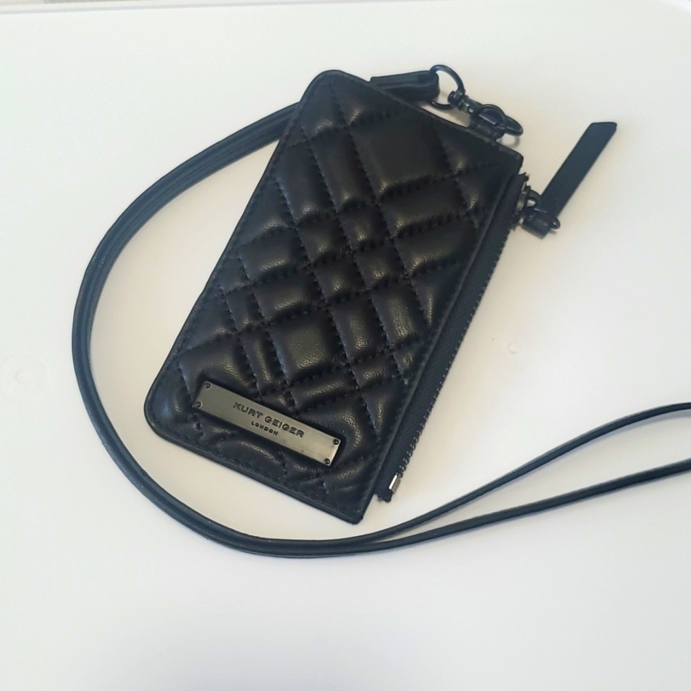 Kurt Geiger card holder with long lanyard